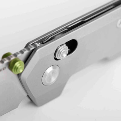 Vosteed Parallel 154CM Satin Gray Titanium A3503 - KNIFESTOCK