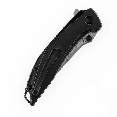 KANSEPT Baku Titanium, Damascus K1056A5 - KNIFESTOCK