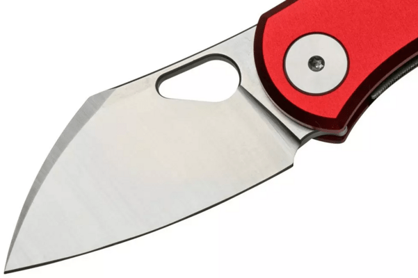 Giant Mouse ACE Nibbler  Red Aluminum / N690 Steel NIBBLER-ALU-RED - KNIFESTOCK