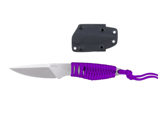 ANV Knives P100 - SLEIPNER, STONEWASH, PARACORD PURPLE ANVP100-011 - KNIFESTOCK