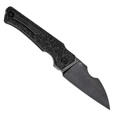 Kansept Egress Black Stonewashed CPM-S35VN Shred Carbon Fiber K1033B2 - KNIFESTOCK