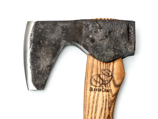 Beavercraft Compact Long-Bearded Bushcraft Hatchet AX6 - KNIFESTOCK