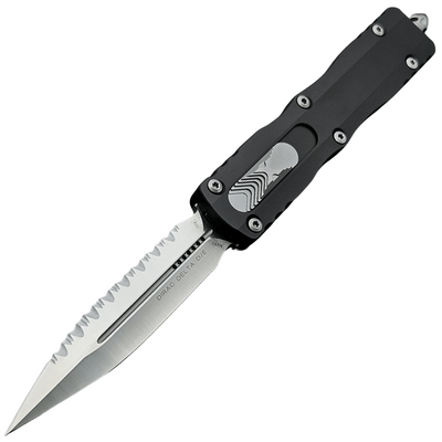 Microtech DIRAC DELTA D/E SATIN FULL SERRATE 227-6 - KNIFESTOCK