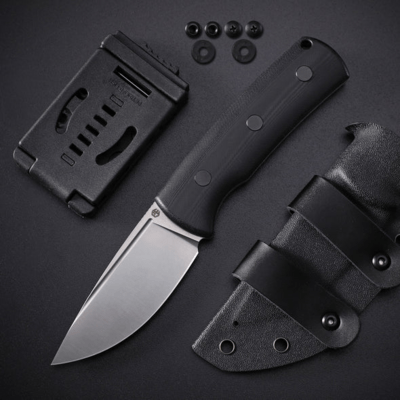 Petrified Fish PFP01FBeluga Satin N690 Fekete G10 PFP01FDS - KNIFESTOCK