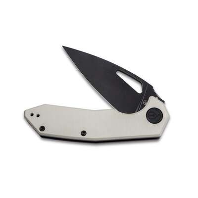 KUBEY Coeus Liner Lock Thumb Open Folding Knife Ivory G10 Handle KU122F - KNIFESTOCK