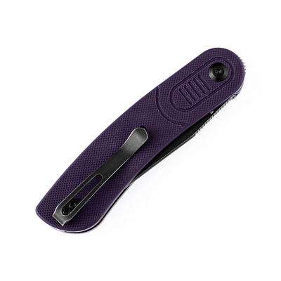 Kansept Reverie Black TiCn Coated 154CM Purple G10 T2025A5 - KNIFESTOCK