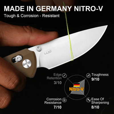 Kizer T1 CD Nitro-V,Satin,G10 - KNIFESTOCK