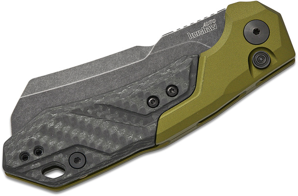 Kershaw AUTO LAUNCH 14 - ALUM OL CF OL/BW K-7850OLBW - KNIFESTOCK