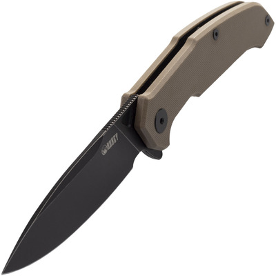 KUBEY Victory Liner Lock Flipper Kés Tan G10 Markolat KU219C - KNIFESTOCK