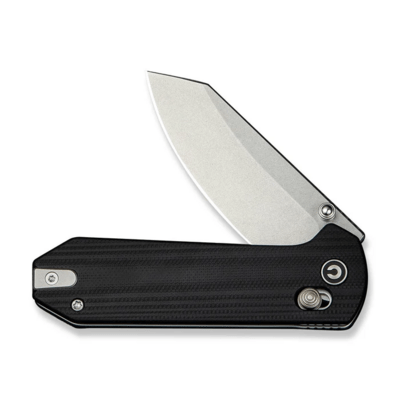 CIVIVI Black G10 HandleStonewashed 14C28N BladeCrossbar Lock C23073-1 - KNIFESTOCK