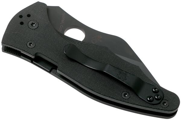 Spyderco Yojimbo 2 Black G-10 C85GPBBK2 - KNIFESTOCK