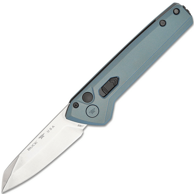 Buck Deploy, Wharncliffe Blade, Auto, Blue BU-0838BLS - KNIFESTOCK