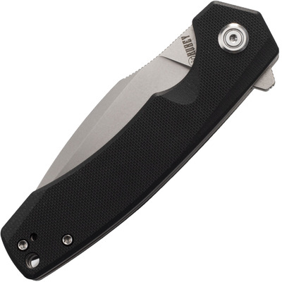 KUBEY Calyce Couteau Pliant à Lame Liner Lock Flipper Manche G10 Noir KU901E - KNIFESTOCK