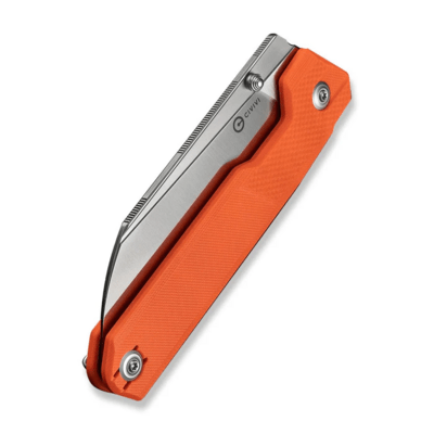 Civivi Hid Orange G10 HandleSatin Finished 14C28N BladeNested Liner Lock - KNIFESTOCK