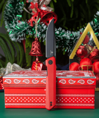Bestechman DUNDEE D2 Red BMK01L - KNIFESTOCK