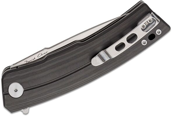 Petrified Fish PFP02 Magazine Satin D2 Carbon Fiber PFP02CS - KNIFESTOCK