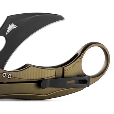 LionSteel L.E.One Mid Kokkupandav nuga VANA MUST M390 tera, ROHELINE alumiiniumkäepide - KNIFESTOCK