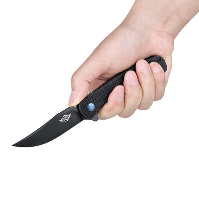 Oknife Chital (negru) D2, G10, cuțit de închidere 8 cm - KNIFESTOCK