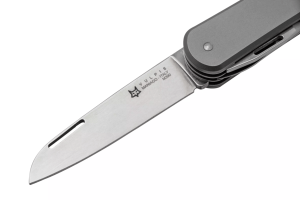 Fox Knives  VULPIS FOLDING KNIFE, M390,TITANIUM HANDLE FX-VP130-F4 TI - KNIFESTOCK