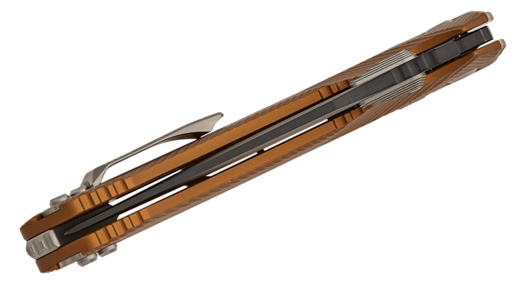 Microtech Amphibian® - RAM-LOK™ S/E Fluted Tan Standard 137RL-1FLTA - KNIFESTOCK