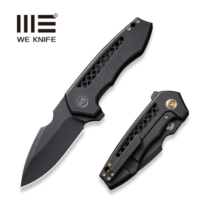 WE Knife Harpen Black Titanium Handle WE23019-1 - KNIFESTOCK