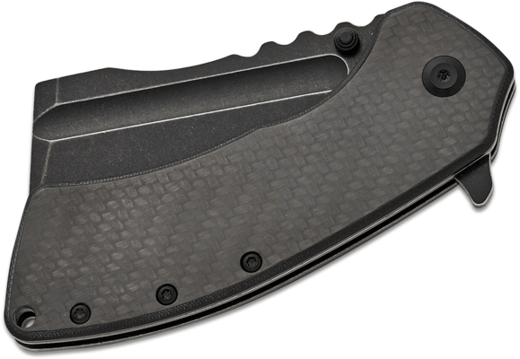 Kansept XL Korvid Blackwash CPM S35VN Liner Lock K1030A10 - KNIFESTOCK