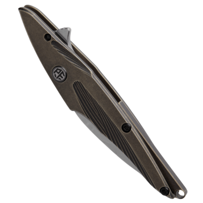 Petrified Fish PFE10 Hummingbird Satin M390 Brown Titanium PFE10BRS - KNIFESTOCK
