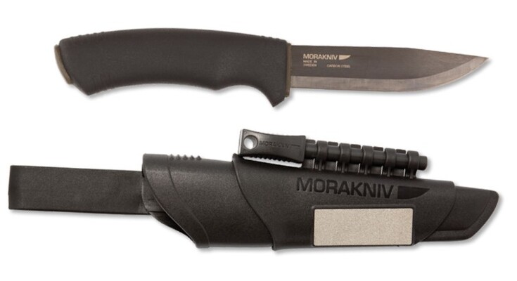 Morakniv 11742 BushcraftSurvival Black Carbon Steel Schwarz - KNIFESTOCK
