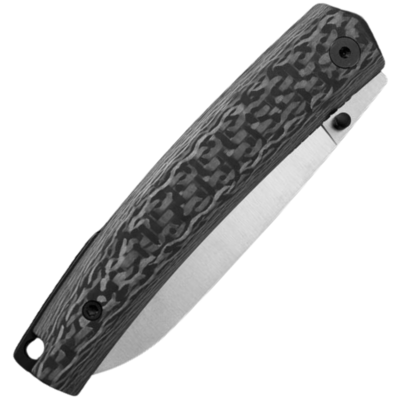 Petrified Fish PF719 Patte V5 14C28N Satin Carbon Fiber PF719CS - KNIFESTOCK