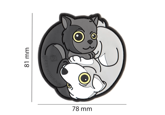 Yin &amp; Yan Cat Patch - KNIFESTOCK