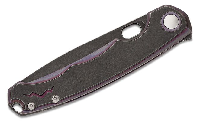 MKM ECLIPSE CPM MAGNACUT Stonewashed Titanium Linerlock MK EL-PRBKD  - KNIFESTOCK