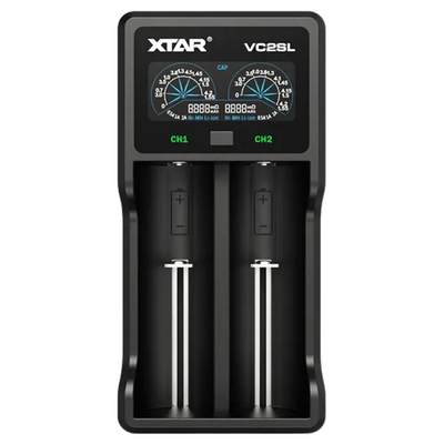 Xtar VC2SL-charger, 2.5A USB cable - KNIFESTOCK