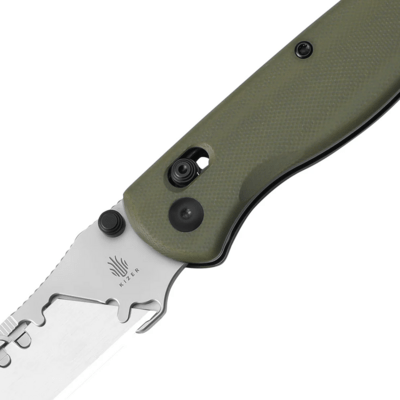 Kizer Drop Bear Utility Azo SK5 &amp; 5Cr15 Olive Green G10 V3619JA6 - KNIFESTOCK