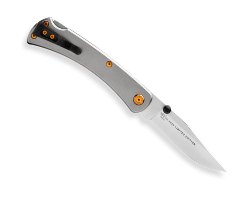 BUCK 110 Titanium Slim Pro TRX, Limited BU-0110GYSLE1 - KNIFESTOCK