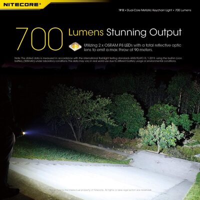 Lampe de poche NITECORE TIPSE-B pour porte-clés - KNIFESTOCK
