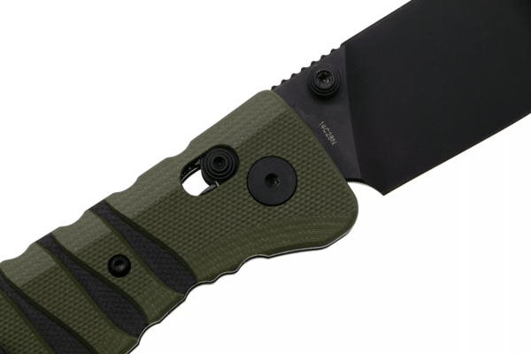 QSP Knife Ripley, Glyde lock, 14C28N black, Green/Black G10 QS160-C2 - KNIFESTOCK