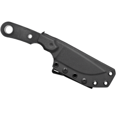 Viper BASIC1 Drop Point Stonewash D2, Black Canvas Micarta, Kydex VT4028CB - KNIFESTOCK