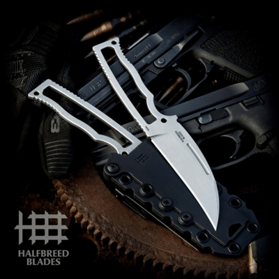 Halfbreed Blades Compact Field Knife - Fixed Blade - Pikal CFK-02 STN - N690 - KNIFESTOCK