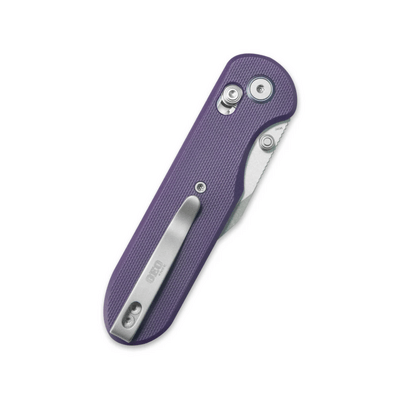 GEO Knife Ethereal Cutter SW M390 Blade Purple G10 - KNIFESTOCK