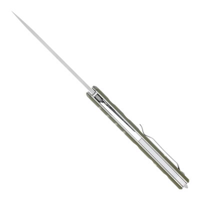 CobraTec Kuzio G10 OD Grön Drop Ej Sågtandad 01CT007 - KNIFESTOCK