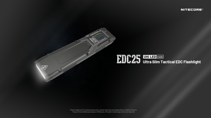 Nitecore EDC25 3000 lumenů - KNIFESTOCK