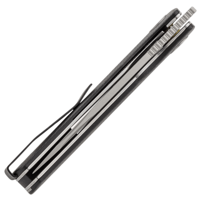 Petrified Fish PFP01X Beluga Sand blasting 14C28N Black G10 PFP01XDP - KNIFESTOCK
