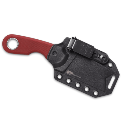 Viper BERUS1 Drop Point Black PVD M390, Red G10, Kydex VT4012DGR - KNIFESTOCK