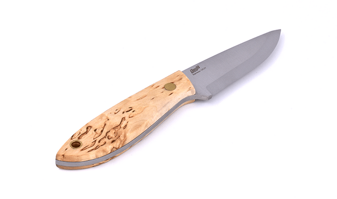 Brisa Bobtail 80-Curly birch 12C27 Scandi Sheath Multicarry 80 BRS-031-9949-1547 - KNIFESTOCK