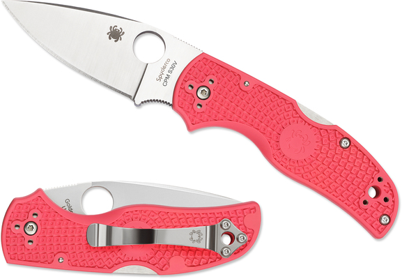 Spyderco Native 5 Pink Heals Lightweight Pink C41PPN5 - KNIFESTOCK