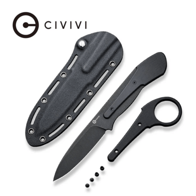 Civivi Varius Black G10 Conventional Handle C22009D-1 - KNIFESTOCK