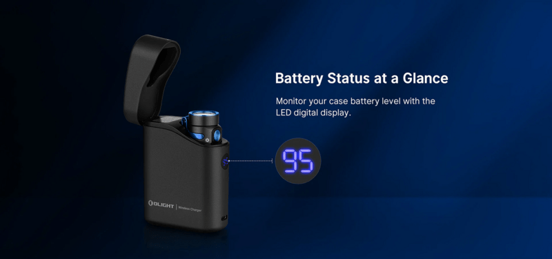 Olight 650mAh 3.6V IMR16340Rechargeable Lithium Battery Baton 4 Premium Edition - KNIFESTOCK