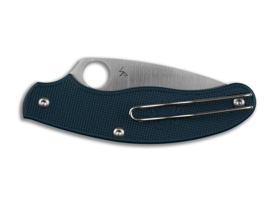 Spyderco UK Penknife Lightweight Dark Blue CPM S110V/Slip Joint/Leaf Shape C94PDBL - KNIFESTOCK
