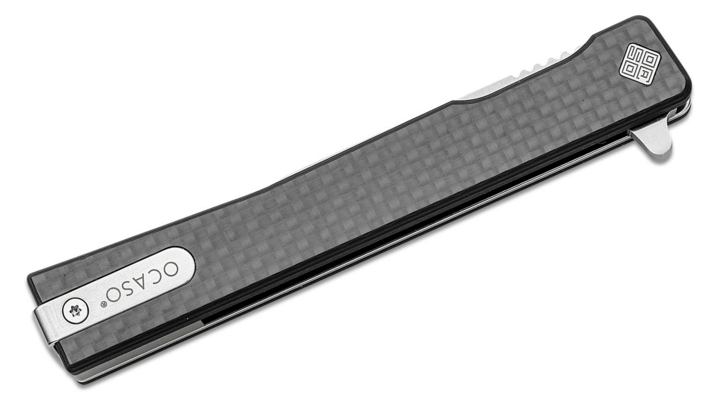 Ocaso Solstice Carbon Fiber + Satin / Straight 10CFS - KNIFESTOCK
