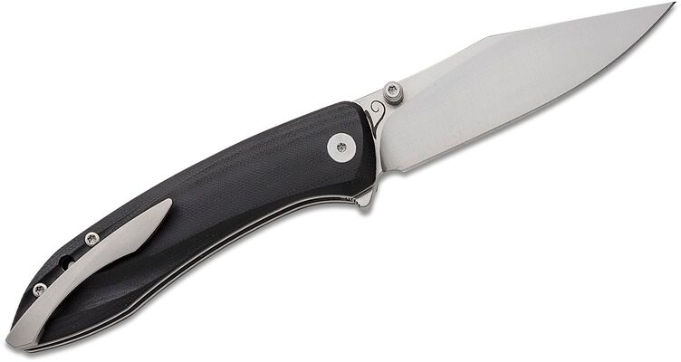 Petrified Fish PFE08 Grow Satin K110 Black G10 PFE08DS - KNIFESTOCK
